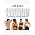 thumbnail image 3 of 2Pack Women Sports Bra Strappy Sexy Sports Bra Cross Back Strappy Removable Pads Yoga Running Workout Bra Yoga Gym Activewear Fitness Bra, 3 of 7