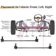 thumbnail image 4 of Kit de 2 piezas de enlaces de barra estabilizadora delantera para suspensión de Honda Stream No.51320SMA003, 4 of 7