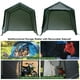 Gymax 8'x14' Patio Tent Carport Storage Shelter Shed Car Canopy Heavy Duty Green - image 5 of 10