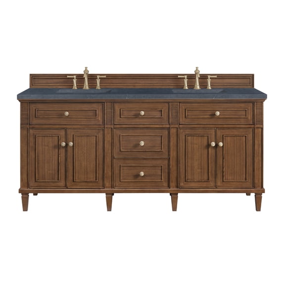 James Martin Vanities 424-V72-WLT-3CSP Lorelai 72" Double Basin Wood Vanity Set -