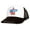 White/Black, variant on Jimmy Carter Walter Mondale 76 Presidential Cap Unisex-Adult Hat Multi (Black/White)