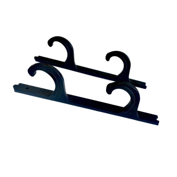 Qhmade Fishing Poles Wall Ceiling Storage Rack Horizontal Fishing Rod Holder Tool