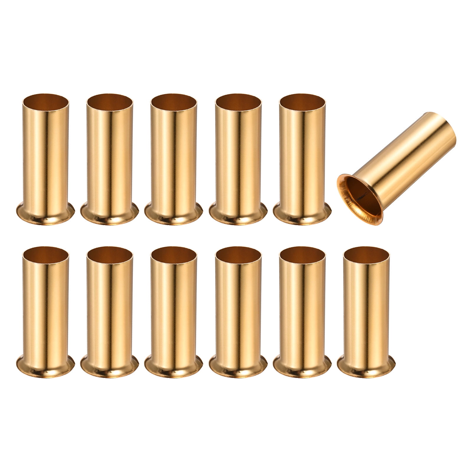 Uxcell 3 Inch Chandelier Sleeves Base Holder Candle Socket Covers Gold