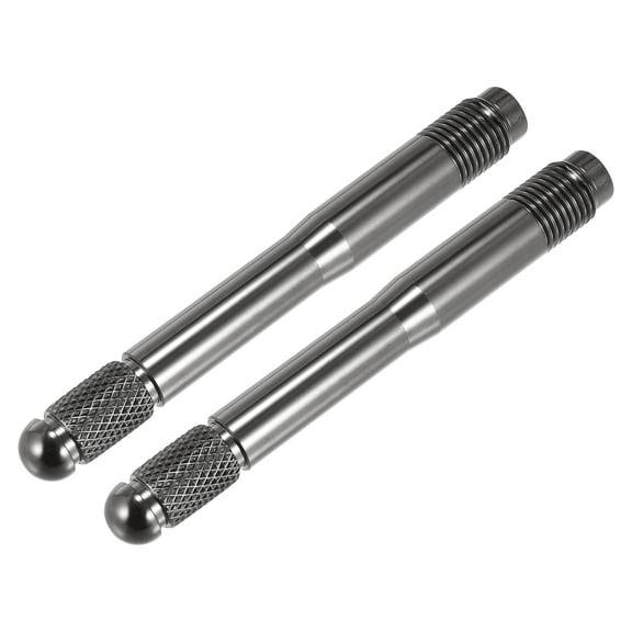 2pcs Stainless Steel Wheel Hangers Alignment Pin Tire Studs Tool M14x1.5 Titanium Tone for Car