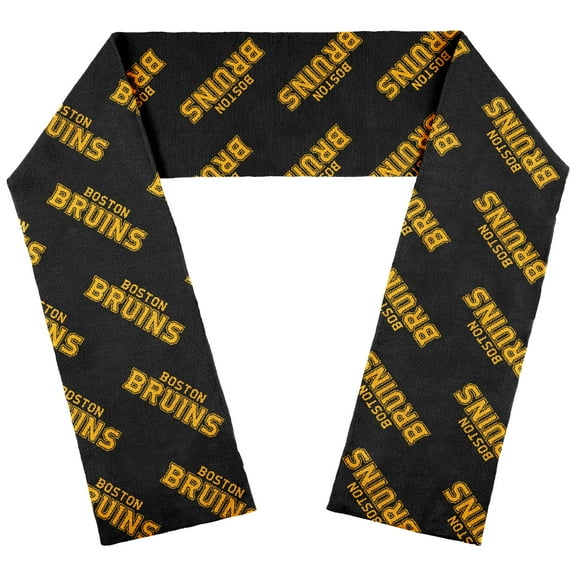 WEAR by Erin Andrews Boston Bruins Team Wordmark Scarf