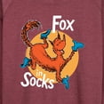 thumbnail image 3 of Dr. Seuss - Fox In Socks Jumping - Women's Lightweight French Terry Long Sleeve Shirt, 3 of 6