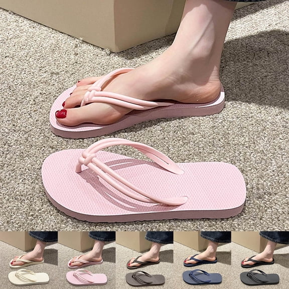CAIXIA Women Arch Support Flip Flops Comfortable Orthotic Sandals for Plantar Fasciitis, Summer Beach Pool Thong Sandals Lightweight Casual Walking