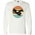 thumbnail image 3 of Inktastic Vintage Airplane Retro Sunset Long Sleeve T-Shirt, 3 of 5