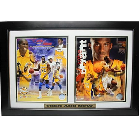 Los Angeles Framed Picture - NBA Los Angeles Lakers Greats Double Custom Frame, 12x18