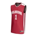 thumbnail image 2 of Unisex GameDay Greats #1 Crimson Oklahoma Sooners Lightweight Collegiate Basketball Fashion Jersey, 2 of 4
