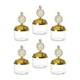 thumbnail image 3 of 6Pcs Candy Jars Candy Box Clear Wedding Favor Boxes Chocolate Treat Gift Box Canisters for Kitchen Wedding Storage Jars for Shop Household Aureate Rings, 3 of 9