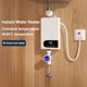 thumbnail image 2 of Calentador de agua instantáneo de 4500w, calentador eléctrico portátil para el hogar, cocina y baño, calentador de agua de frecuencia Variable y temperatura constante, 2 of 5