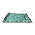 thumbnail image 2 of Ahgly Company Indoor Rectangle Abstract Light Blue Contemporary Area Rugs, 7' x 10', 2 of 4