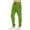 Green, variant on Men's Athletic Sweatpants With Zipper Pockets Workout Gym Open Bottom Black