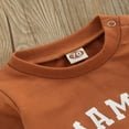 thumbnail image 3 of Baby Letter Playsuit Long Sleeve  Neck Romper, 3 of 6