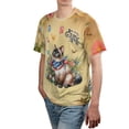 thumbnail image 4 of Siamese Celebrates Spring and Enjoys a Happy Easter All Over Print 3D Shirt Unisex Merch Cat Lover Kitten Owner Gifts - 02001, 4 of 6