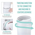thumbnail image 3 of Exhaust Hose For Portable Air Conditioner,5 Inch Diameter B, 3 of 5