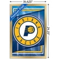 thumbnail image 3 of NBA Indiana Pacers - Logo 17 Wall Poster, 14.725" x 22.375", Framed, 3 of 3