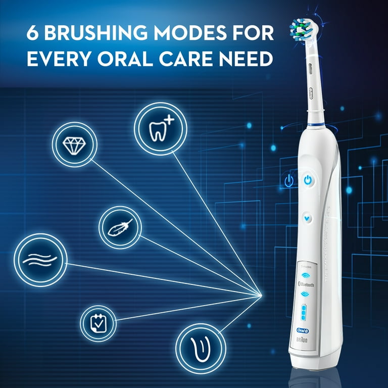 Oral-B 7000 SmartSeries Rechargeable Power Toothbrush with 3 Oral-B 7000 SmartSeries Rechargeable Power Toothbrush with 3