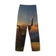 thumbnail image 5 of Balery Yak print Men's Pajama Pants,Ultra Lightweight Pjs,Lounge Pant-XX-Large, 5 of 9