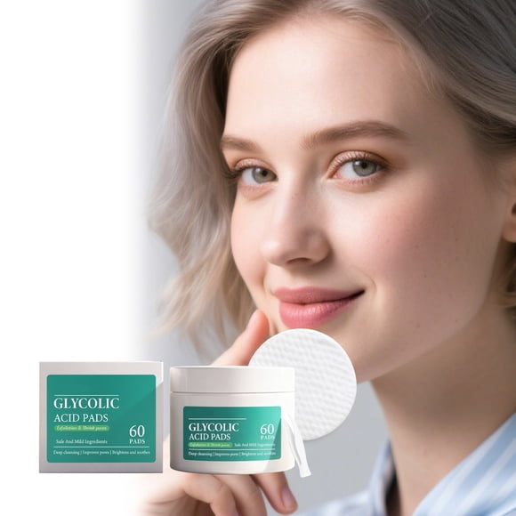 Tápices exfoliantes de algodón, toallitas hidratantes faciales, toallitas húmedas exfoliantes de algodón, parches hidratantes antiarrugas para el cuidado facial.