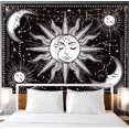 thumbnail image 2 of Tapiz de pared - Tapiz negro para colgar en la pared para dormitorio estético como arte de pared y decoración del hogar para dormitorio (51,2 x 59,1 pulgadas, 130 x 150 cm) WD.WDQZL Hogar, 2 of 6