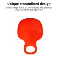 thumbnail image 4 of Greeniant Trineo de nieve relámpago para niños y adultos, tobogán de plástico, tobogán de arena, tablero de césped grueso para niños Deportes de nieve rojo, 4 of 6
