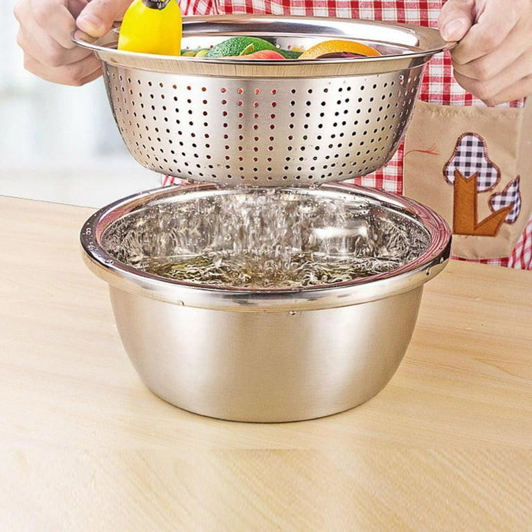 Large Metal Pasta Strainer Colander Home restaurant house kitchen Rice Sifter 32cm