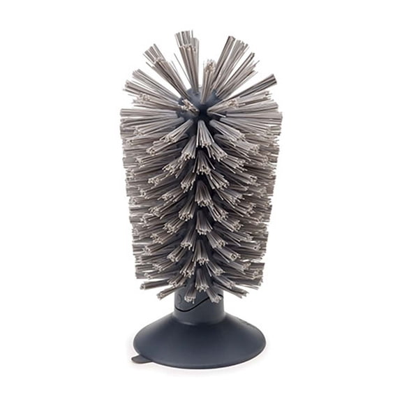 Glass Cup Brush, Kitchen Sink Suction Cup Cleaning Brush, High Footed Glass, Red Wine Cup, Vertical Suction Cup Brush