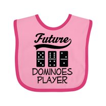 Inktastic Future Dominoes Player Game Boys or Girls Baby Bib