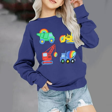 

Ganfancp Kids Long Sleeve Printed T-Shirt Soft & Breathable Fabric Unisex for Ages 1-12 Perfect for Casual & Occasions Various Sizes Available Clearance Sales Today Deals Prime