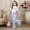 F-954Light Blue, variant on ZHOGXU Big Kids Girls Outfit Bow Letter Printed Short Sleeve Round Neck Top And Flare Leg Pants Two Piece Comfortable Fashion Sets For Daily Wear Black 10-11 Years