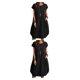 thumbnail image 3 of Sonducket Vestido de poliéster para mujer, sin mangas, informal, de verano, transpirable, cuello , bolsillo doble, vestidos de moda para niñas Type9 NO9, 3 of 6