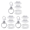 thumbnail image 3 of Ounissouiy 25 piezas Llaveros Aleación de zinc Llaves ligeras Organización Regalos de cumpleaños Type3 NO3, 3 of 6