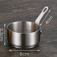 thumbnail image 1 of Goodhd Pot Gravy Stainless Steel Milk Pot Mini Sauce Pan Non Stick Small Saucepan, 1 of 4