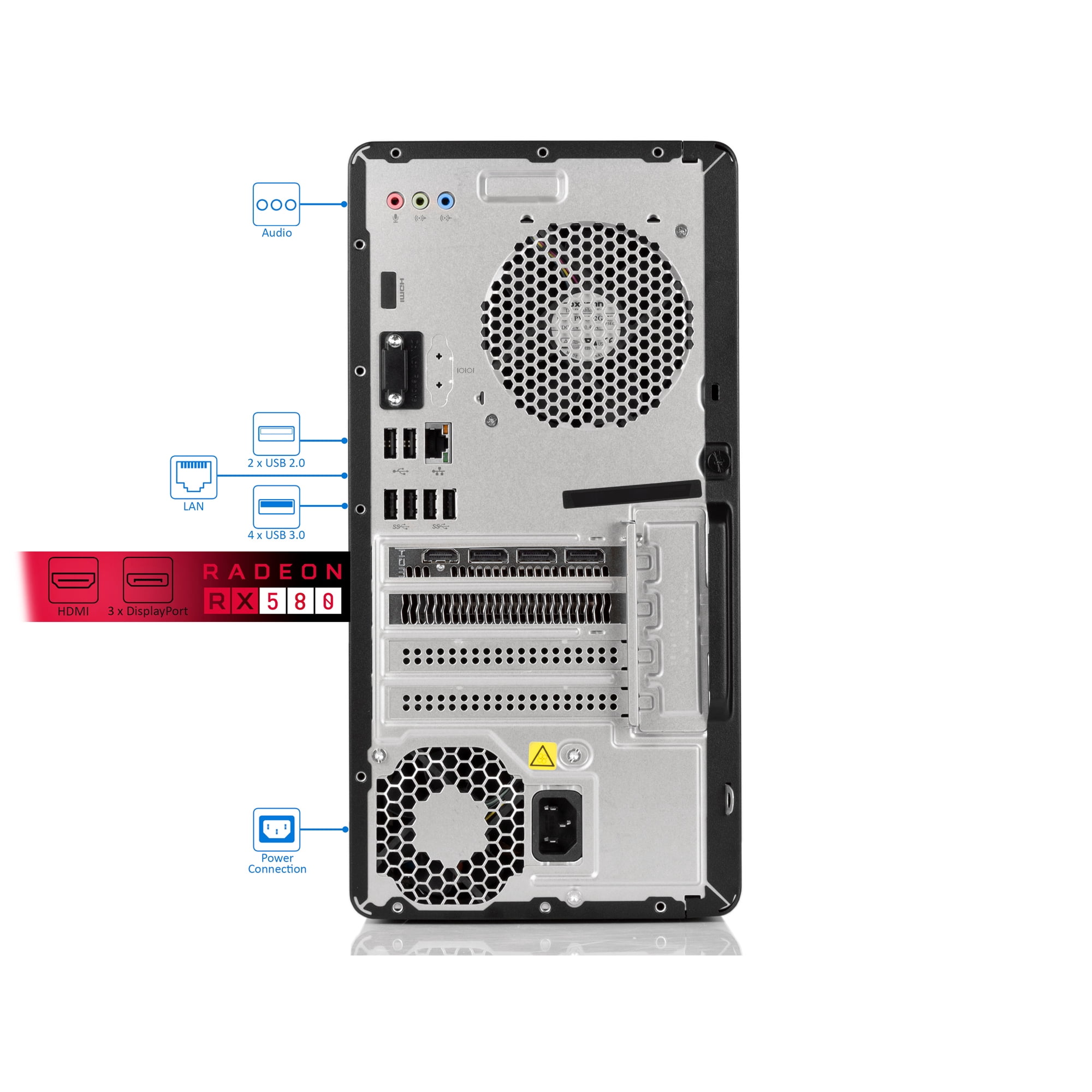 Hp Pavilion Gaming Pc Ryzen 2400g Rx 580 8gb Referbished HP