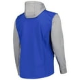 thumbnail image 3 of Men's Dunbrooke Royal/Heather Gray Los Angeles Dodgers Alpha Full-Zip Jacket, 3 of 4