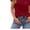 Beige, variant on Womens T Shirts Summer Tops 2025 Solid Color V-Neck Double Layer Ruffle Sleeve Casual Tees Tshirts Shirts for Women