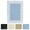 Blue, variant on Geetinfly 8 x 10 ft Blue Rectangular Polyester Bedroom Living Room Dining Room Nursery Room Scalloped Bordered Indoor Modern Non Slip Machine Washable Area Rug