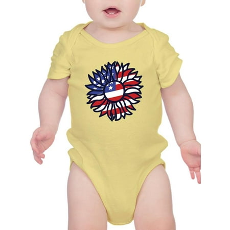 

Patriotic Sunflower Bold Lineart Bodysuit Infant -Image by Shutterstock 18 Months