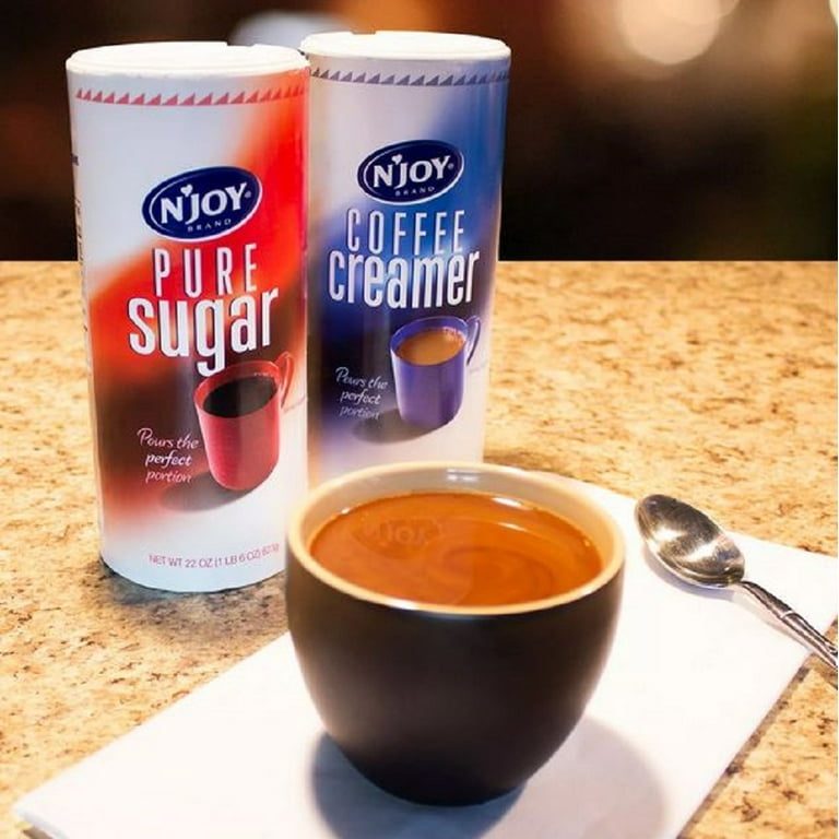 N'Joy Original Non-Dairy Coffee Creamer, 16 oz Canisters, 8/Pack