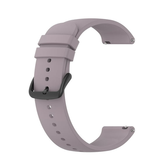 22mm Solid Color Silicone Sports Watch Strap - Sweat Proof Design with Fashionable Style and Easy Replacement