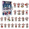 thumbnail image 3 of Calendario de Adviento de 2024 con Cuenta Regresiva, Calendario de Adviento Navideño de 24 Días, Adornos Navideños de Vaca, Colgantes, Figuras y Accesorios Navideños de Vaca., 3 of 7