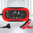 thumbnail image 1 of Motorcycle Battery Charger 12V 6A Fast Charging for 12V Motorcycle SUV Batteries, 1 of 9