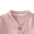 thumbnail image 5 of Umfun Girls V-Neck Button Down Cardigan - Soft Fleece Relaxed Fit Sweater with Front Pockets Casual Layer Outerwear for School and Home Lounging, 5 of 8