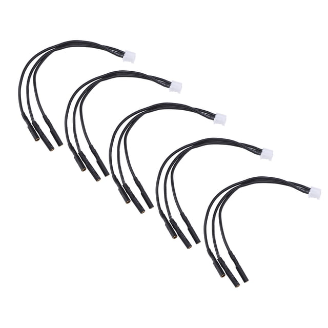 Conector Banana A Cable Macho PH3.0, Adaptador De Enchufe Banana De 5 Piezas De 2,0 Mm Conexión Segura Diseño Estándar Para Motor Sin Escobillas Axial SCX24 ESC