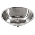 thumbnail image 3 of Sinkology Pavlov Metal Oval Undermount Bathroom Sink with Overflow, 3 of 5