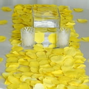 500 Yellow Silk Rose Petals