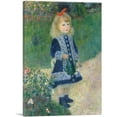 thumbnail image 1 of ARTCANVAS A Girl with a Watering Can 1876 Canvas Art Print by Pierre-Auguste Renoir - Size: 40" x 26" (0.75" Deep), 1 of 9