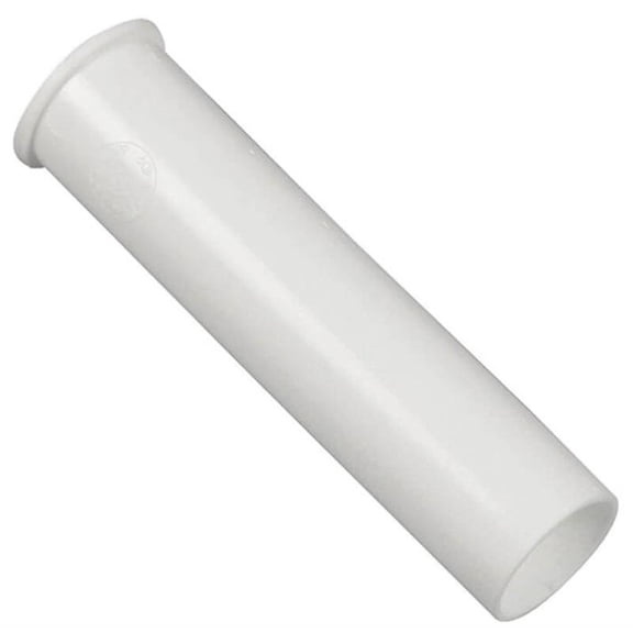 Danco 3134830 Flanged Tailpiece, 1.5 x 6 in., Plastic for Use with Direct Connect Tubes